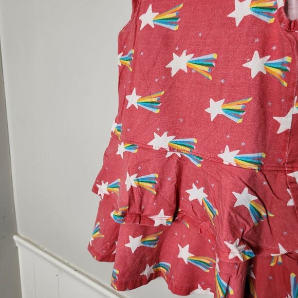 HANNA ANDERSSON Red Star Ruffle Skirt Dress - Picture 2 of 4